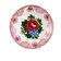 Antique majolica ceramic plate, France, 20th century
