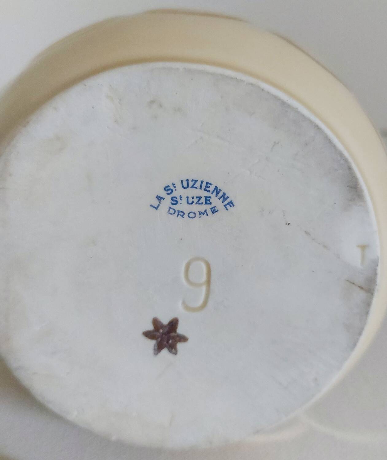 Vintage St Uze earthenware coffee maker