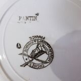 4 deep plates from Moulin des Loups et Hamage, Pantin model 211233