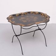 19th Century Hand painted curved Dutch Tray Table