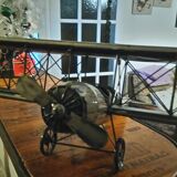 Biplane metal plane