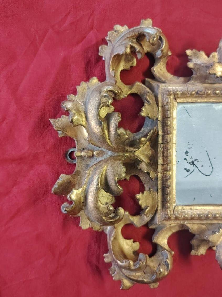 Carved antique mirror from Florence, 19th century