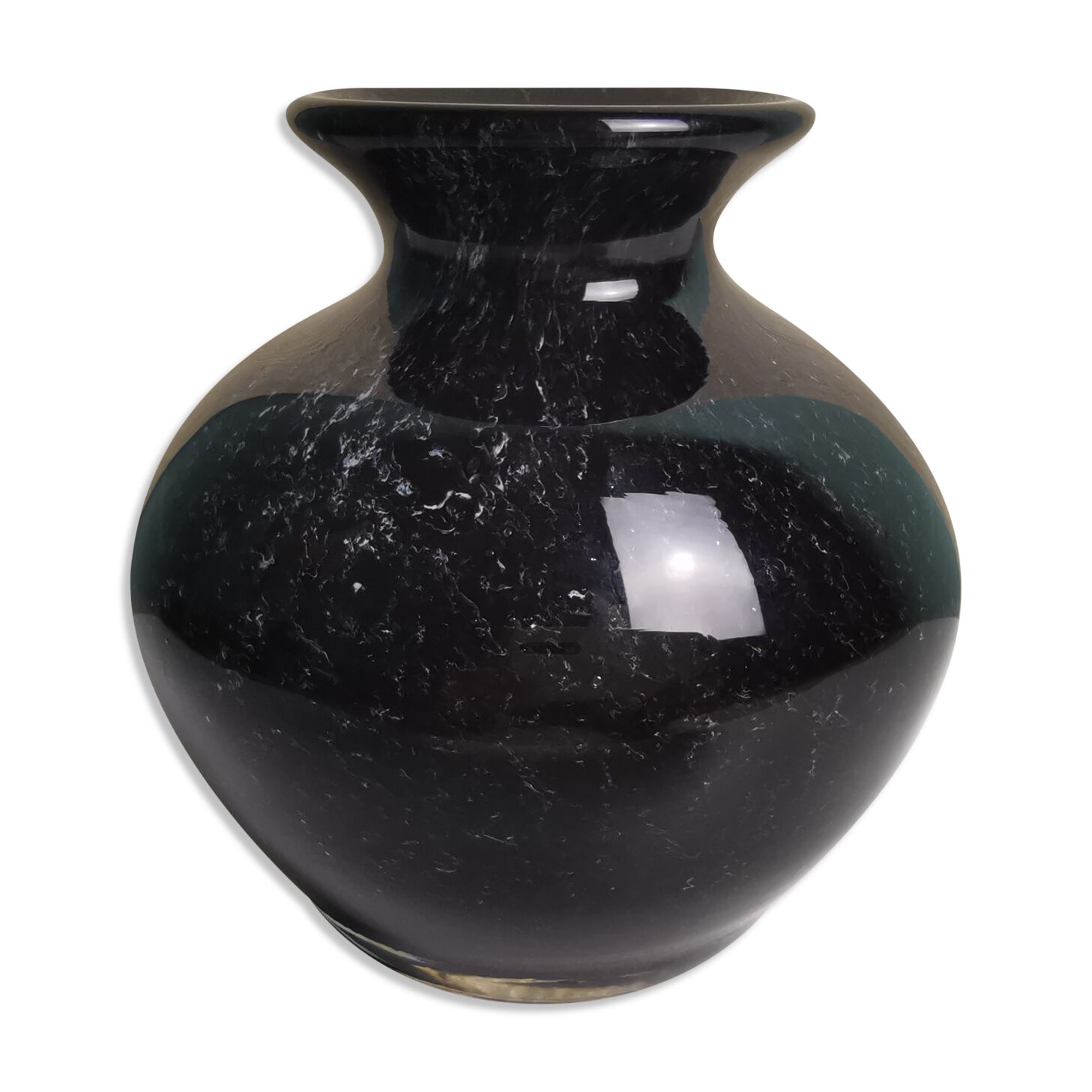 Blown glass vase