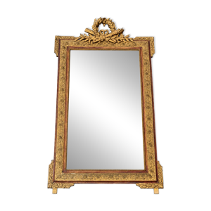 Grand miroir doré style - xvi