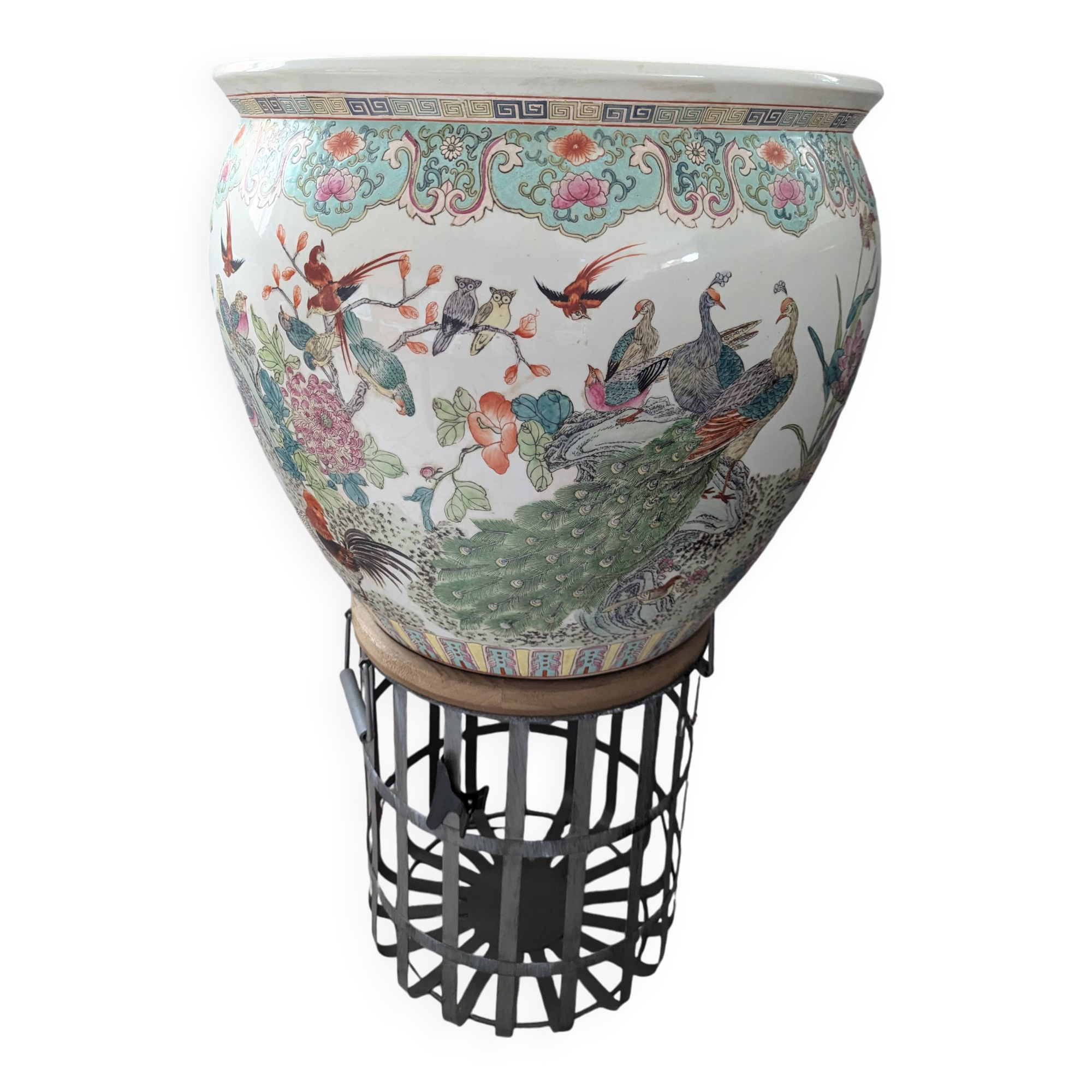 Japanese aquarium cachepot from the 30s and 40s