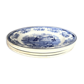 4 assiettes anciennes