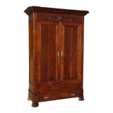 Louis Philippe style walnut wardrobe