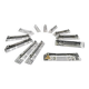 Box of 12 crystal knife holders Oberglas Austria