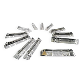 Box of 12 crystal knife holders Oberglas Austria