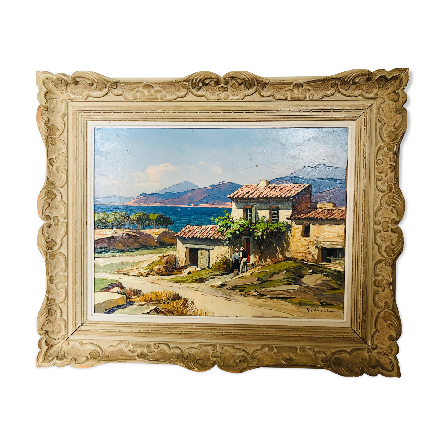Huile sur toile  de Gustave Vidal