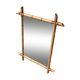 Vintage bamboo mirror 61x79cm