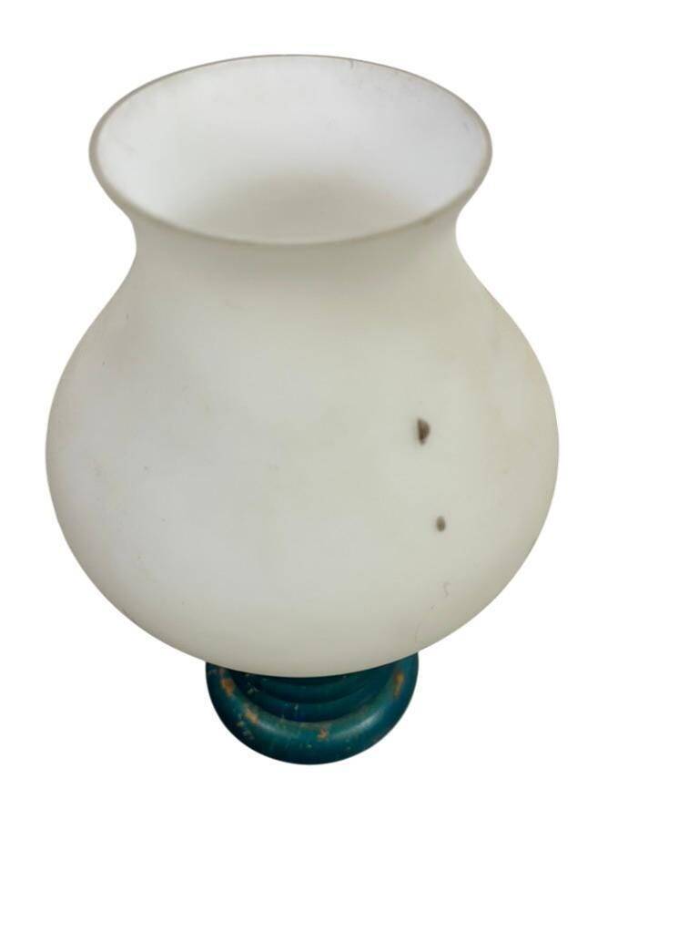 Vintage blue table lamp / small lamp