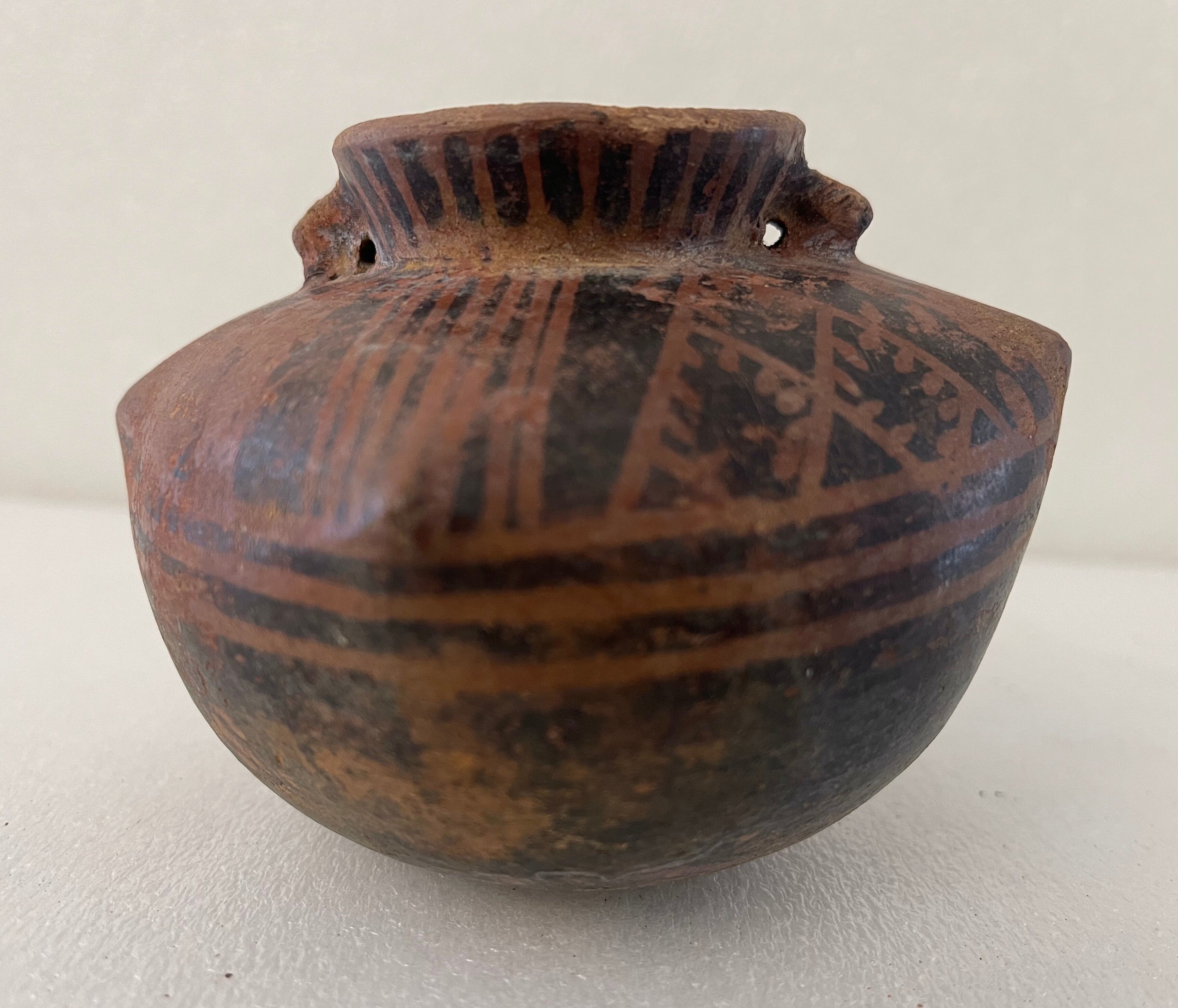 China pot from the Neolithic period Majiayao culture (-3300-2200 BC.C)