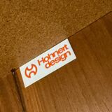 Small Scandinavian design coffee table from the 70s, vintage Hohnert.