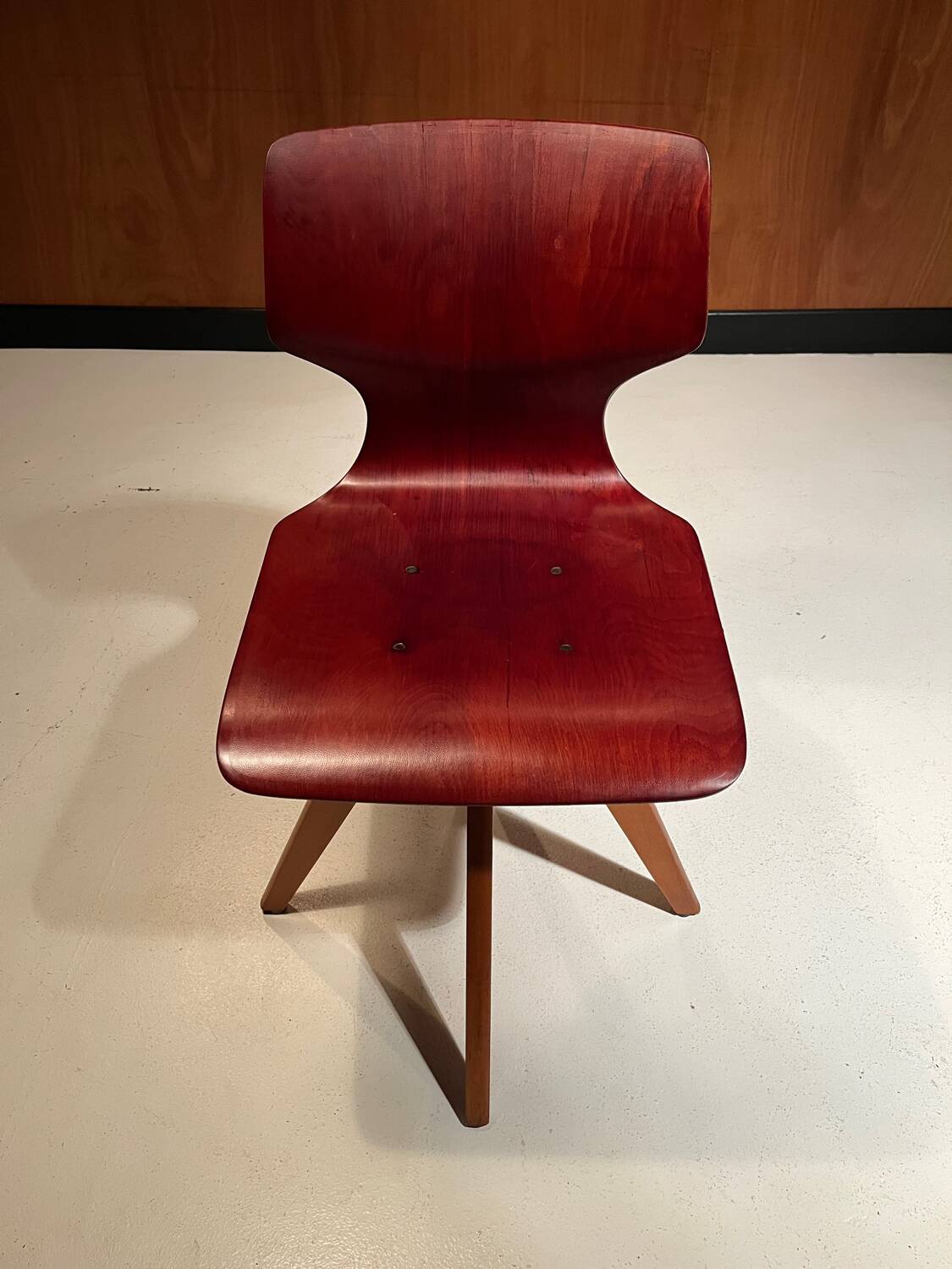 Flototto chair - vintage plywood 1960