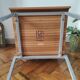 Italian design chair Pedrali "Kuadra" in Zebrano wood