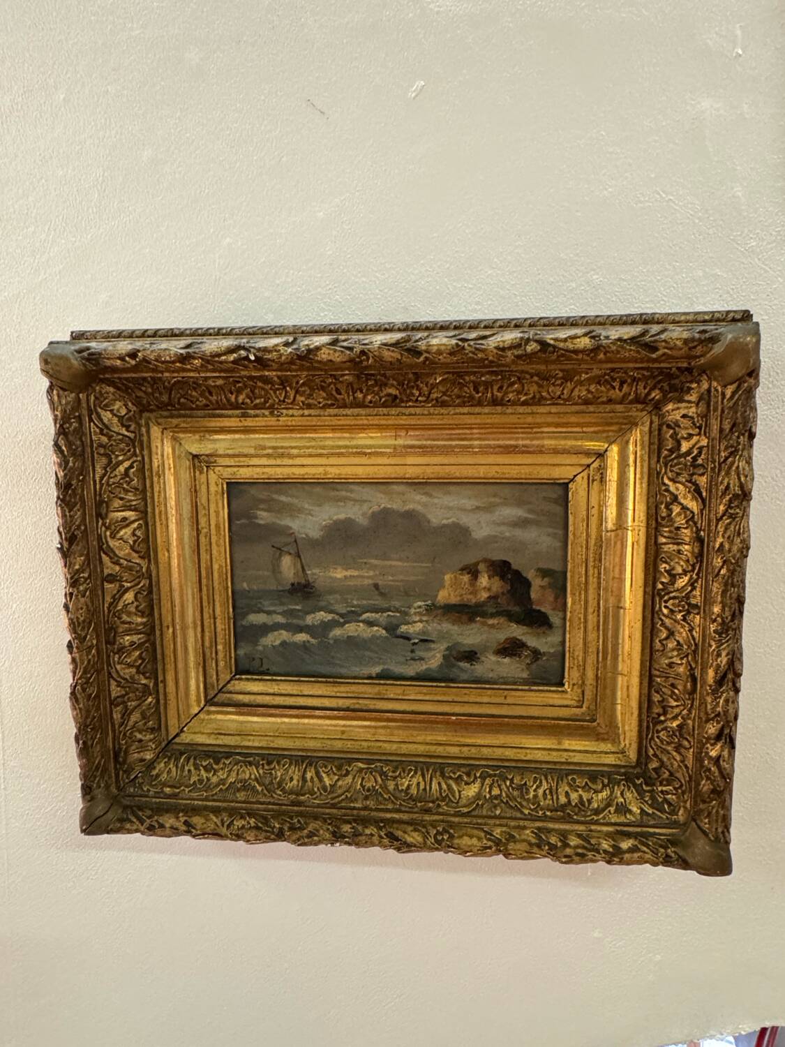 Oil on marine panel