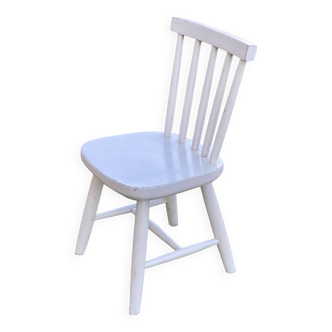 Vintage 1970s children's chair painted wood