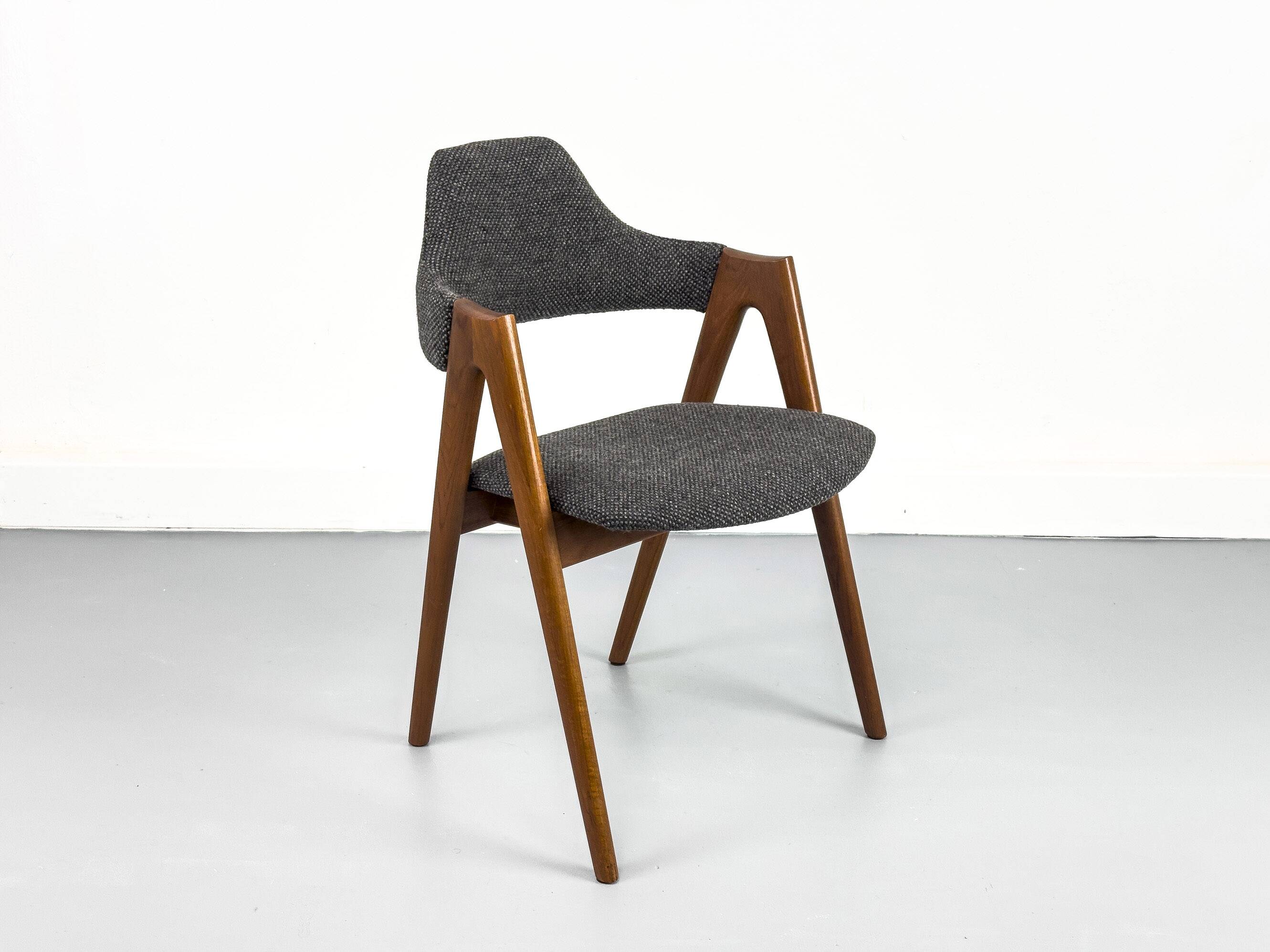 Compass Chair in Teak by Kai Kristiansen for SVA Møbler, 1960s