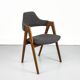 Chaise Compass en teck par Kai Kristiansen pour SVA Møbler, 1960