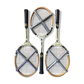 Lot de 3 raquettes de tennis vintage