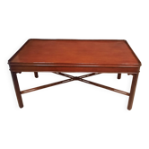 Rectangular mahogany coffee table