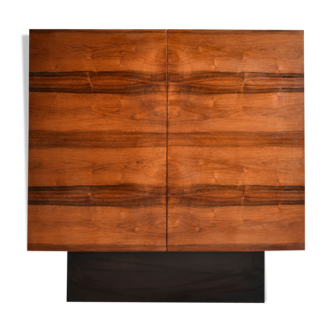 Minimalist rosewood sideboard, mid century modern, Germany 1960s 1970s