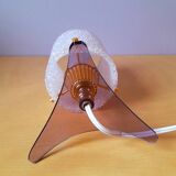 Tripod lamp in plexiglass and perspex.