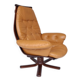 Lounge Swivel Chair by Hans Brattrud for Hove Mobler, 1970s