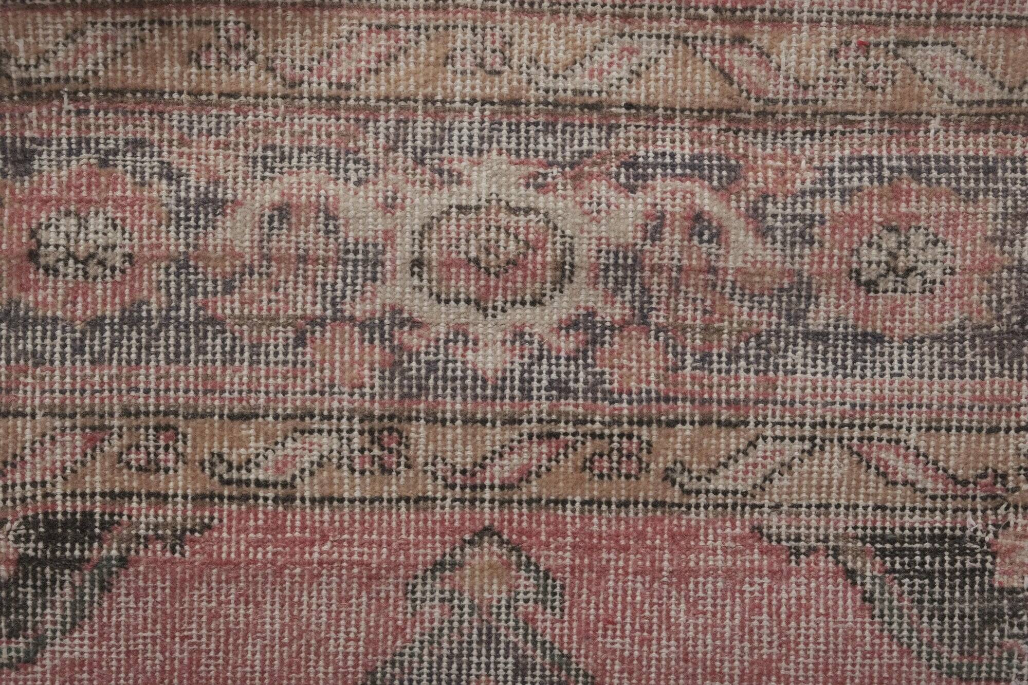 Vintage Turkish hallway rug 80x393 cm