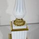 Lamp in Opline and Bronze, Louis XVI style – 1950