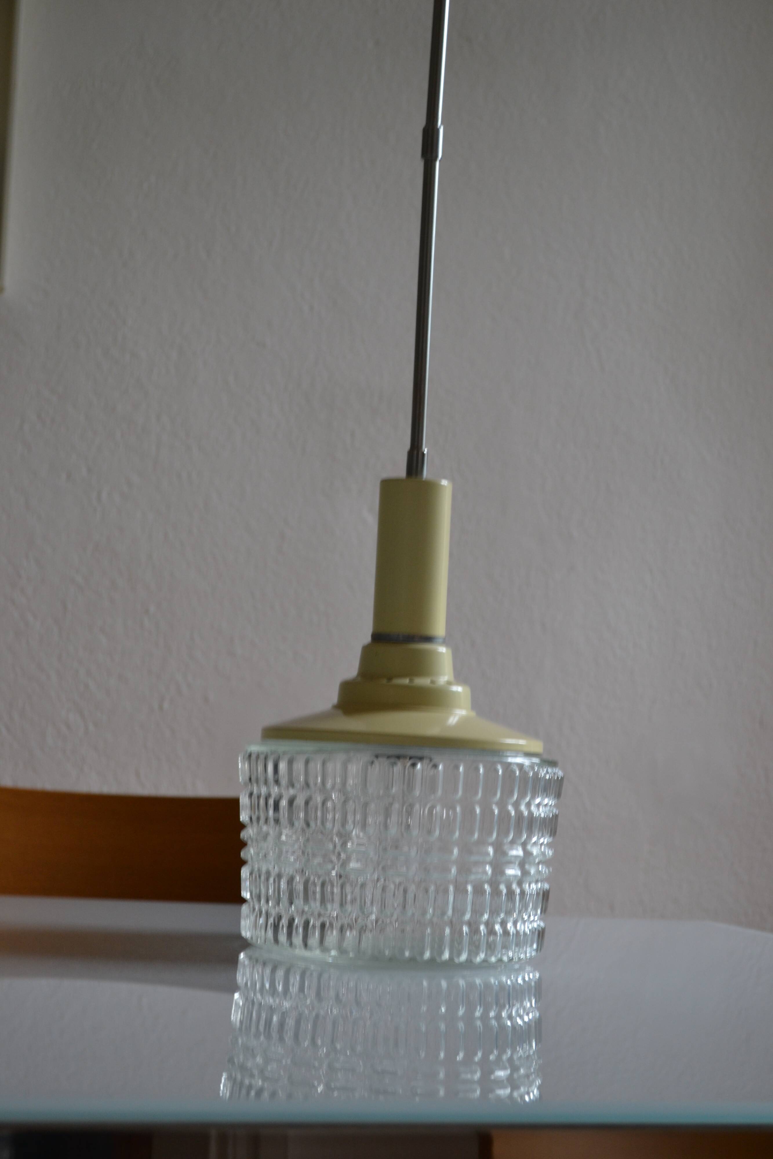 Modernist pendant chandelier 1950s 1960s italy