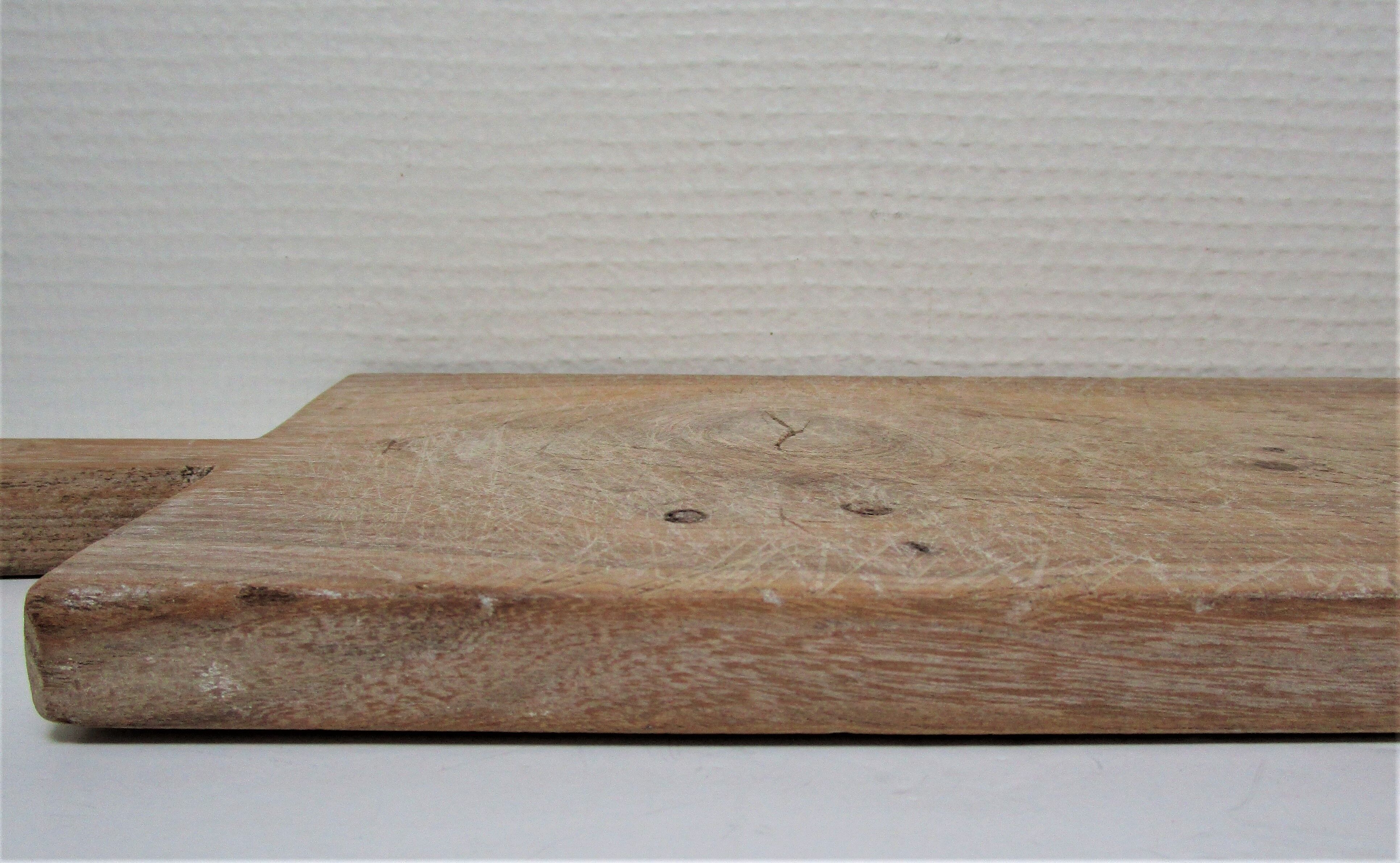 Cutting board solid wood patinated vintage