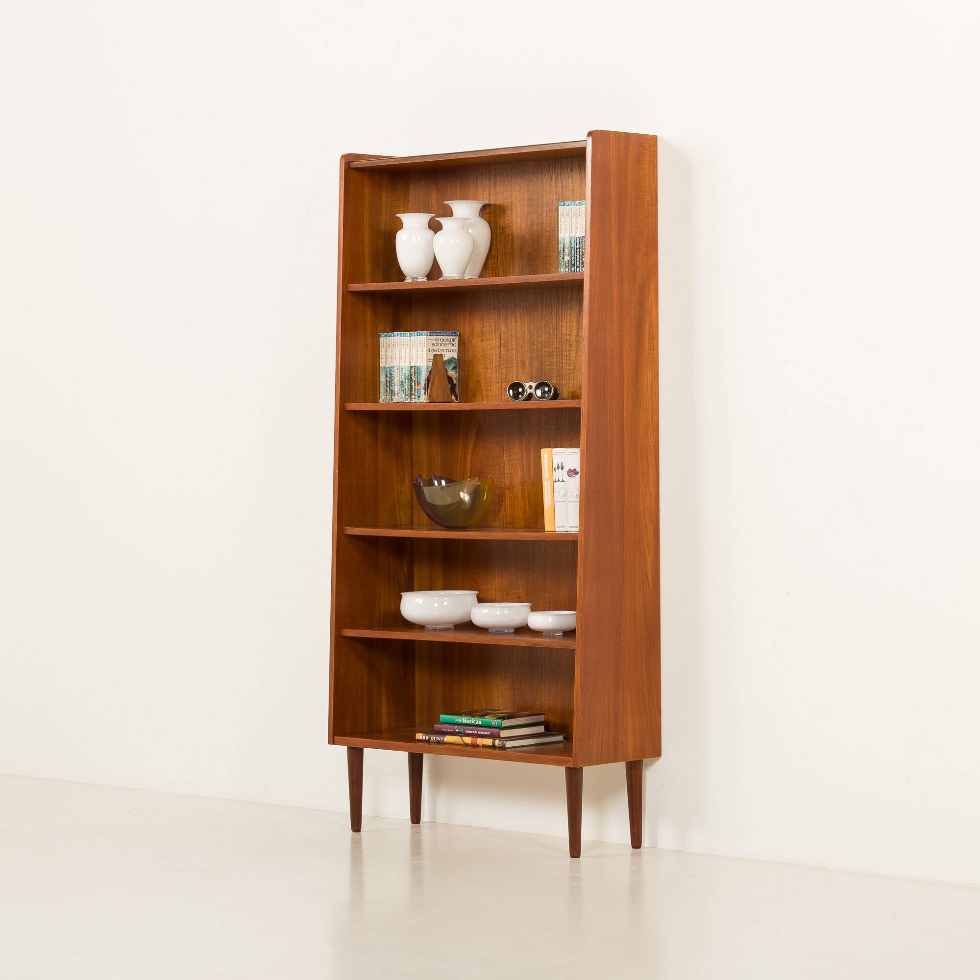 Danish teak bookcase attr. to Johannes Sorth, 1960s