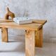 Solid oak coffee table, minimalist / contemporary design