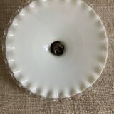 Opaline pendant light, vintage lighting