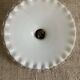 Opaline pendant light, vintage lighting