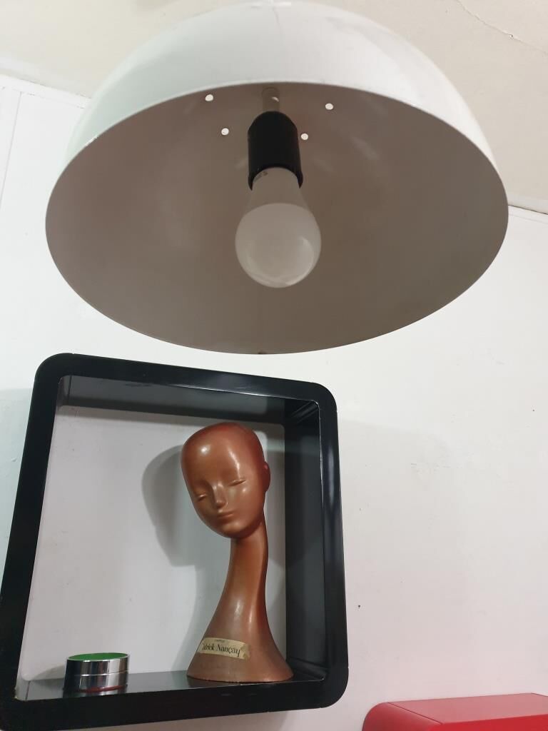 Suspension vintage blanche  vintage