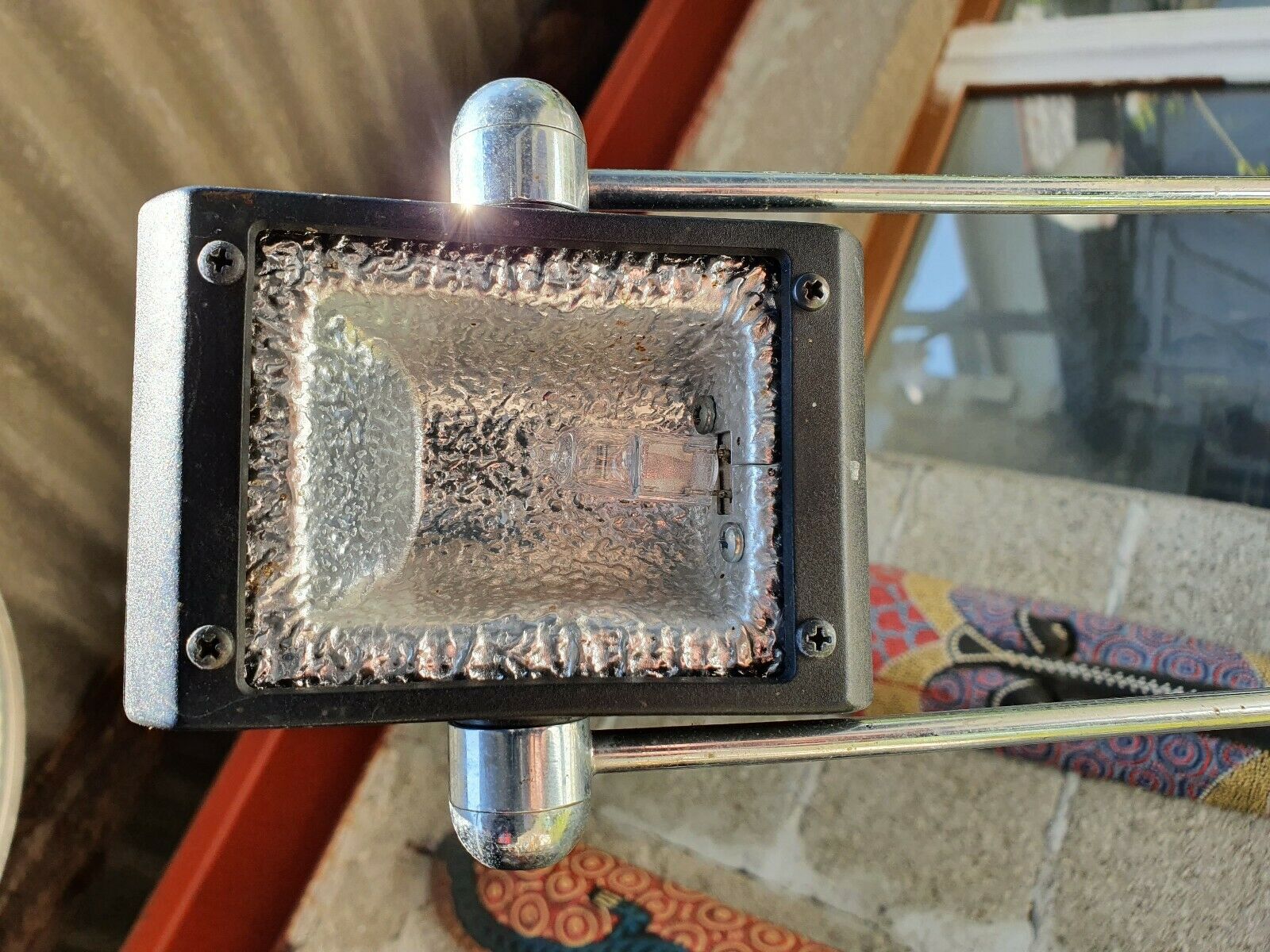 Vintage Italian chrome-articulated desk lamp from the 70s/80s