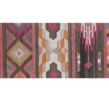 Vintage Turkish rug from Oushak, hand-woven 78x274 cm