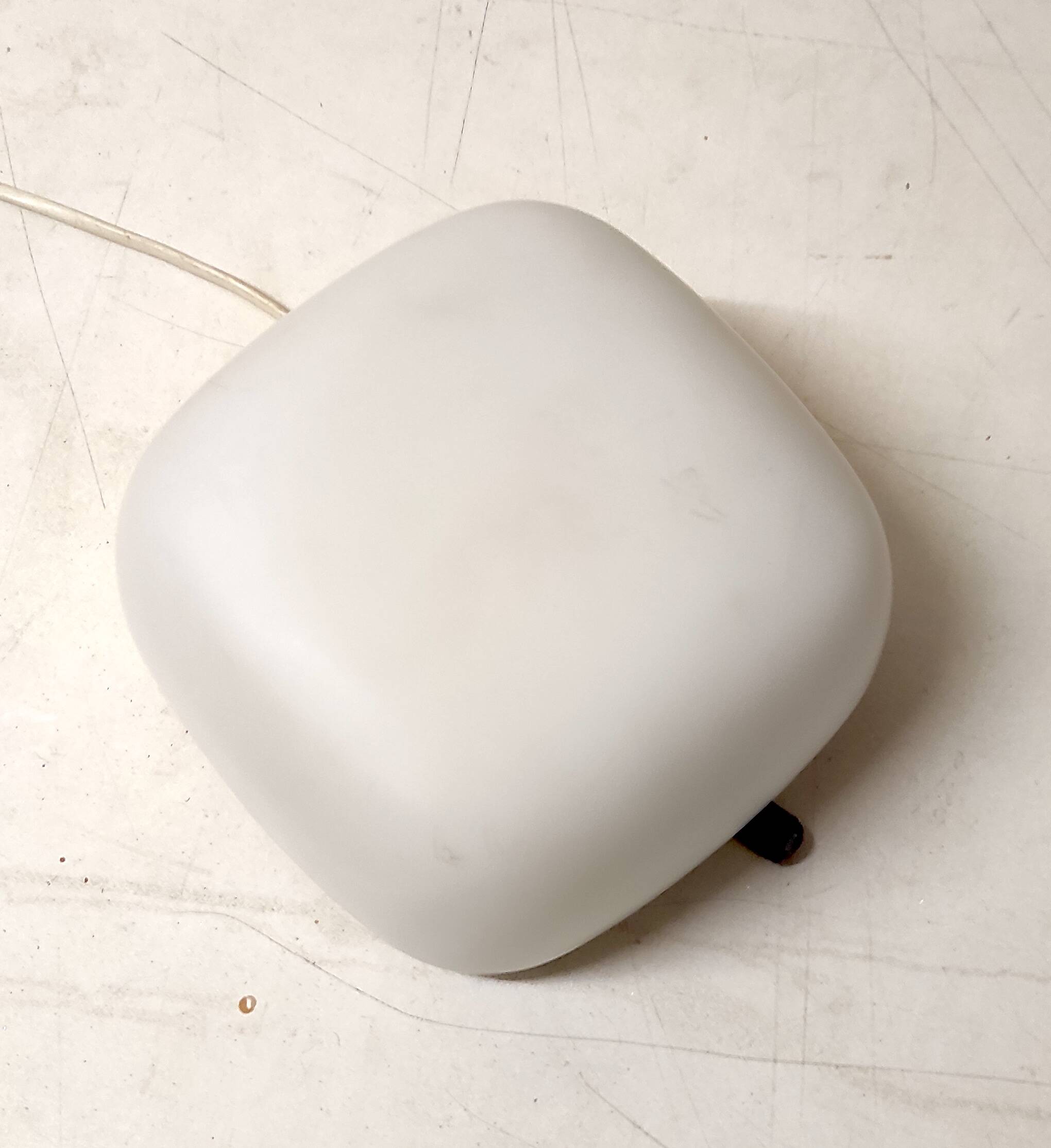 Opaline glass ceiling or wall light - mid-20th century