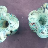 Paire de vases modèle Pervenche  Legras