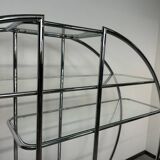 Mid-century design tubular steel shelf