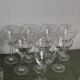 Crystal stemmed glasses