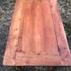 Louis Philippe style old cherry desk table with 2 drawers and 1 pull.