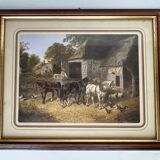 Painting: old engraving