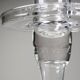 Trois bougeoirs en cristal vintage