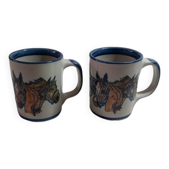 Mugs chevaux vintage