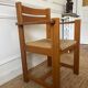 Armchair in elm and straw Maison Regain