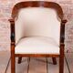 Biedermeier Seating Set in Walnut and Ebony, Austria, 1820s, Set of 3
